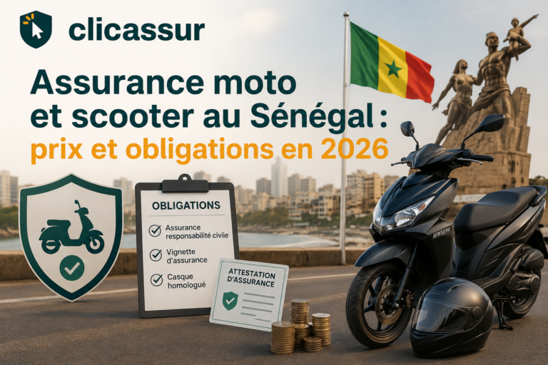Assurance moto et scooter au Sénégal : prix et obligations en 2026