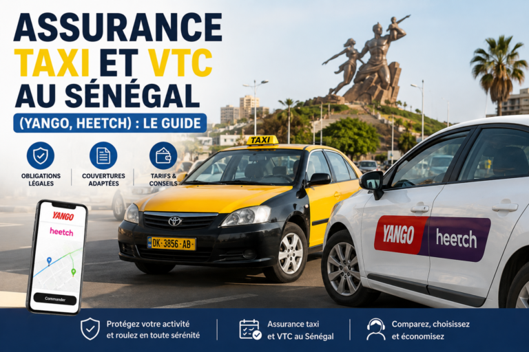 Assurance taxi et VTC au Sénégal (Yango, Heetch) : le guide
