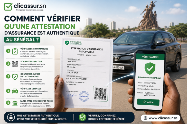 Comment vérifier qu&rsquo;une attestation d&rsquo;assurance est authentique au Sénégal